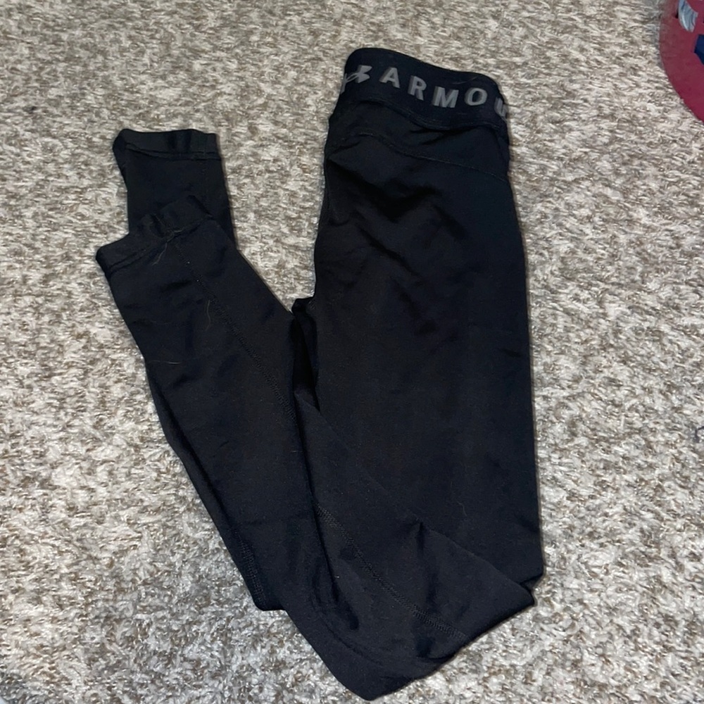 under armour black leggings size xs